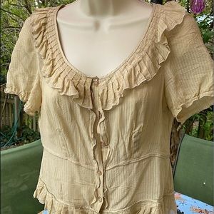 Elegant Mikka 100% silk blouse size 6